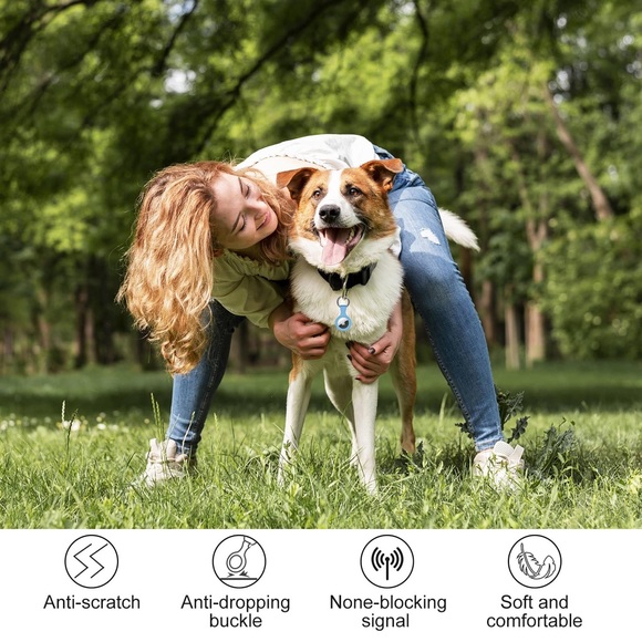 Silicone Airtag Protective Holder Keychain Cases Compatible with Apple Airtag - Picture 4 of 11